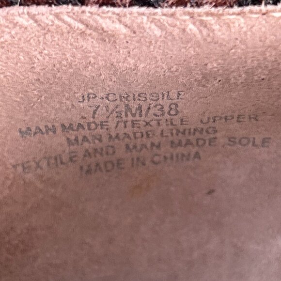 Jessica Simpson Flats Womens 7.5M Crissile Brown Animal Print Pointed Toe Shoes - Picture 10 of 10